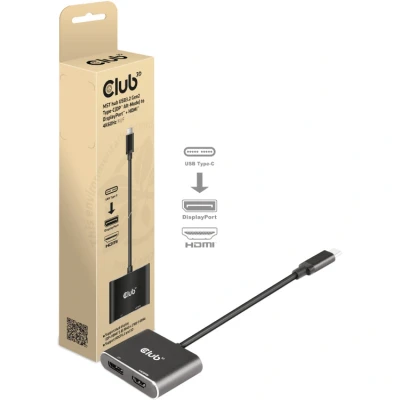 Afbeelding van Club 3D MST hub USB3.2 Gen2 Type C(DP Alt Mode) to Display