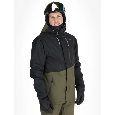 Afbeelding van Rehall CANLAON R Heren Wintersportjas Groen M Ski Jas Snowboardjas Gevoerde