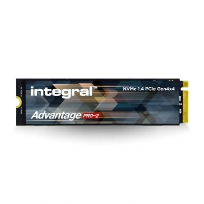 Afbeelding van Integral 1TB Advantage Pro 2 M.2 2280 PCIe Gen4 X4 NVMe 1.4 SSD Tot 7200 MB/s lezen en 6100 schrijven Gamen, video fotobewerking, ontwerp, 3D rendering meer Interne Solid State