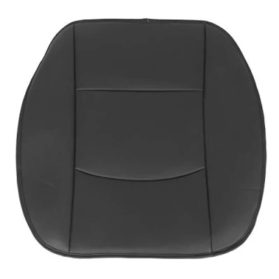 Afbeelding van Aramox Autostoelhoezen Alleen Voorstoelen, PU Leer Auto Bestuurderszijde Voorstoelen Kussens Kussen Vervangende Hoezen Vulling Beschermer Geschikt voor 4 deurs Sedan SUV(zwart)