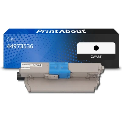 Afbeelding van Huismerk OKI 44973536 Toner Zwart