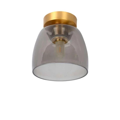 Afbeelding van Lucide TYLER Plafonnière Ø 16,1 cm 1xG9 IP44 Mat Goud / Messing