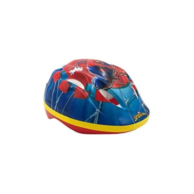 Afbeelding van Spider Man kinderen fietshelm deluxe maat 51 55 cm TÜV/GS gekeurd