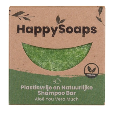 Afbeelding van HappySoaps Aloë You Vera Much Shampoo Bar 70g bars