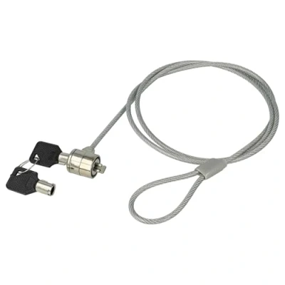 Afbeelding van vhbw Kensington Lock voor Laptop Notebook Kabelslot met Twee Sleutels, 1,2 m