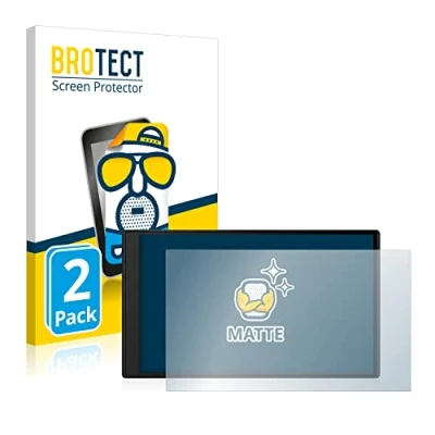 Afbeelding van BROTECT (2 Stuks) Antireflecterende Beschermfolie voor Garmin DriveSmart 76 MT D Anti Glare Screen Protector, Mat, Ontspiegelend