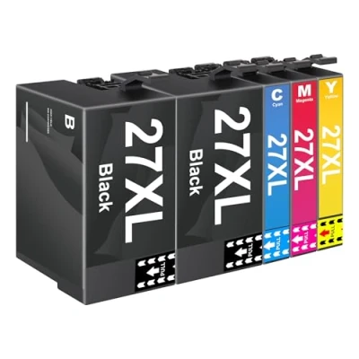Afbeelding van 27XL inktcartridge compatibel met Epson 27 XL voor Workforce WF 7720 7610 3640 7210 7110 3620 7710 7620 7715 (5 pack)