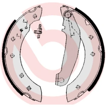 Afbeelding van Brembo Remschoen set S 86 502