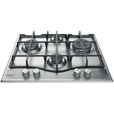 Afbeelding van HOTPOINT PNN 641 IX Gaskookplaat 4 branders 8850 W L 60 x D51 cm Roestvrijstalen coating
