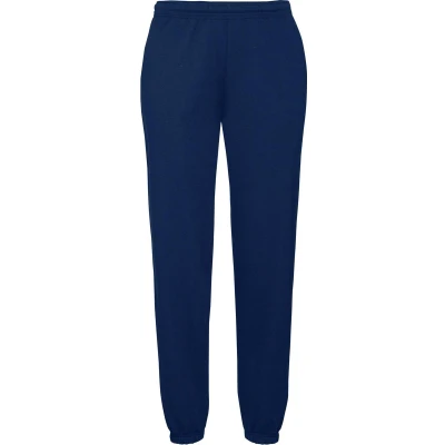 Afbeelding van Fruit Of The Loom Heren Elastische Manchet Trainingsbroek / Joggingbroek (Marine)