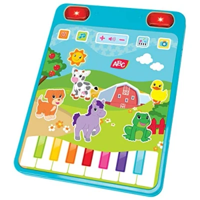Afbeelding van Simba 104010076 ABC Speeltablet, met geluid en licht, 20 melodieen, vanaf 1 jaar