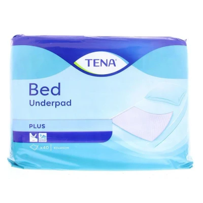 Afbeelding van 2x TENA Bed Onderlegger Plus 60 x 40 cm stuks