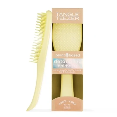 Afbeelding van Tangle Teezer Ultimate Detangler op plantaardige basis, duurzame voor krullend en afro haar, 3C 4C, ontwarrende borstel met dubbele borstelharen gedefinieerde krullen