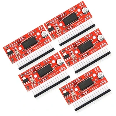 Afbeelding van 5pcs A3967 EasyDriver Stepper Motor Driver V44 Development Board