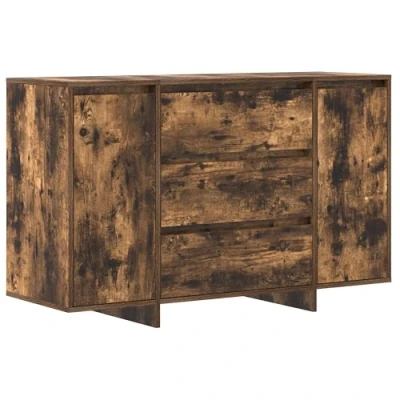 Afbeelding van vidaXL Sideboard Gerookt Eiken 120x41x75 cm Engineered Hout