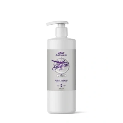 Afbeelding van Hairgum Barber Purple Shampoo 900ml Haibu by Kapperskorting.com