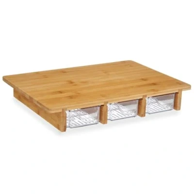 Afbeelding van Snijplank Bruin Transparant Bamboe 40 x 6 28 cm