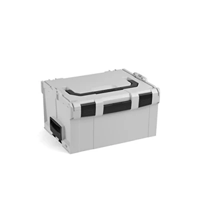 Afbeelding van Bosch Sortimo L BOXX 238, maat 3, grijs, lege gereedschapskoffer, groot, kunststof, transportsysteem gereedschap, ideale opbergdoos voor gereedschap