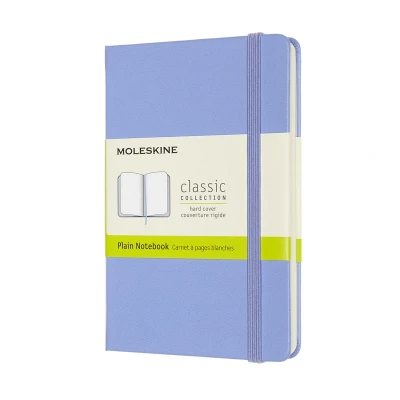 Afbeelding van Notebook Pocket Plain Hard Cover Hydrangea Blue