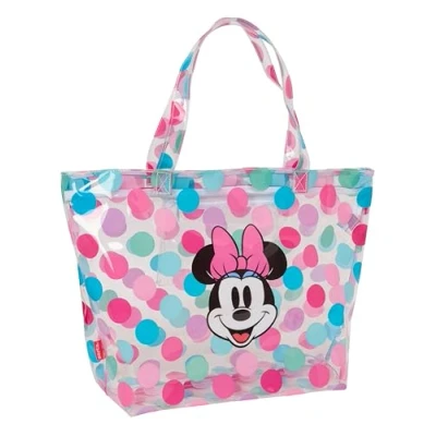 Afbeelding van Winkeltas Minnie Mouse Beach Multicolour Transparant 54 x 35 17 cm