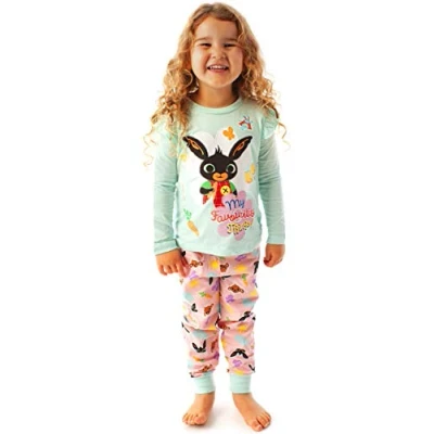 Afbeelding van Bing Bunny &amp; Sula Pyjama&#039;s Cbeebies Girls Glitter PJ&#039;s met lange mouwen 18 24 Maanden