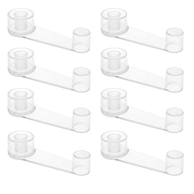 Afbeelding van Navaris 8x deurstopper transparant Zelfklevend Set van 8 transparante deurstoppers