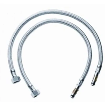 Afbeelding van Grohe flexibele slang 470 met clip 2 stuks