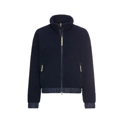 Afbeelding van camel active MIT Stehkragen UND 2WEGEREISSVERSCHLUSS Fleecejas, Dames, Maat: 40, Navy
