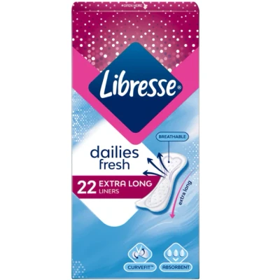 Afbeelding van Libresse Extra Long Inlegkruisjes 22st
