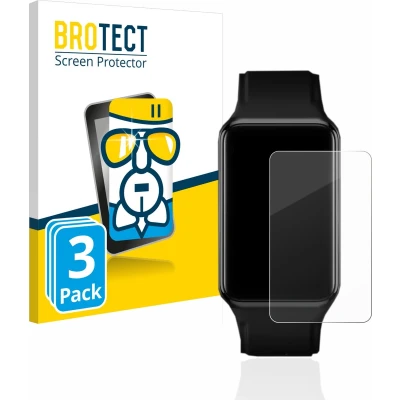 Afbeelding van BROTECT Glas Screen Protector voor Oppo Watch Free (3 Stuks) Schermbeschermer [9H Hardheid, Beschermglas Folie niet Gehard Glas]