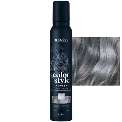 Afbeelding van Indola Color Style Mousse Pearl Grey 200 ml