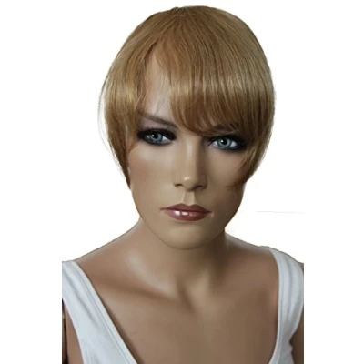 Afbeelding van CAISHA 100% ECHT Haar Pony Menselijk Haarstukje Haarverdikking Haarverlenging Honingblond H313m