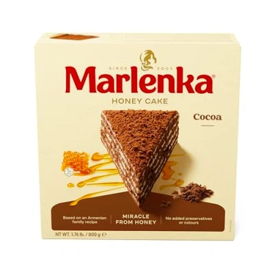 Afbeelding van MARLENKA Honingcake met cacao Melkcacaocake (1 x 800 g)