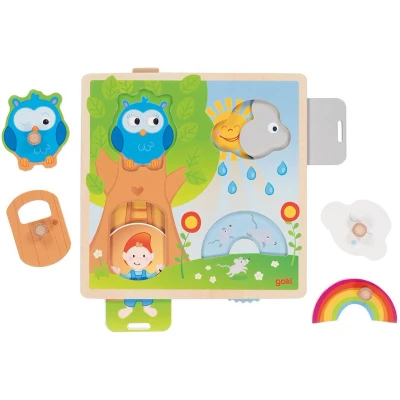 Afbeelding van goki Weer behang puzzel