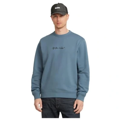 Afbeelding van G star Raw script logo r sw Sweater S