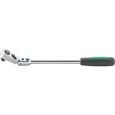 Afbeelding van Stahlwille Ratel met gewricht 3/8 inch aantal tanden 80 lengte 300 mm 2 componentengreep 1 stuk 12261010
