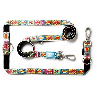 Afbeelding van Max &amp; Molly Multifunctionele hondenriem 2 m met karabijnhaken, Comic/XS schouderlijn, gevoerd, veilig en flexibel, comfort voor je trouwe metgezel