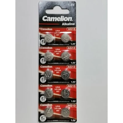 Afbeelding van Camelion Hg Quick silb Erfrei AG13 1,5 V Button Cell Battery LR44, A76, GP76 A, 357, SR44 W