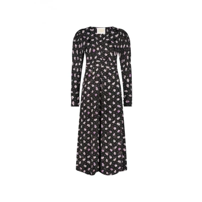 Afbeelding van Fabienne Chapot dames Vera maxi jurk met bloemenprint in de kleur Zwart, maat: 34