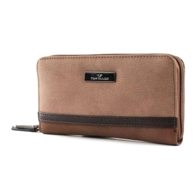 Afbeelding van TOM Tailor ELIN Portemonnee, Dames, Maat: One Size, Brown