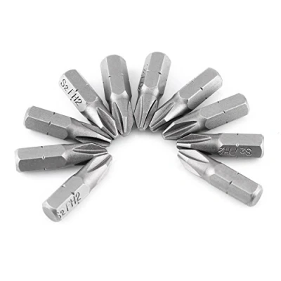 Afbeelding van 10 Stuks PH2 Kruiskopschroevendraaier Bits 25 Mm Lengte 1/4 Inch Zeskantschacht Gelegeerd Staal Magnetische voor Elektrische Schroevendraaiers Handschroevendraaiers