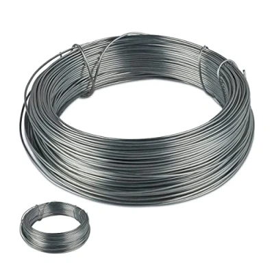Afbeelding van Relaxdays binddraad set van 2 tuindraad verzinkt 1 mm spandraad staal zilver
