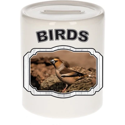 Afbeelding van Dieren liefhebber appelvink vogel spaarpot vogels cadeau Spaarpotten