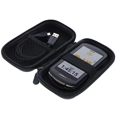 Afbeelding van foto kontor Tas compatibel met Garmin Edge 1040 / Solar 1030 Plus Explore/Explore 2 GPS fietscomputer Beschermhoes Buitentas zwart