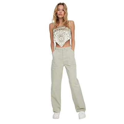Afbeelding van Trendyol Vrouwen Hoge taille Loszittend Jeans