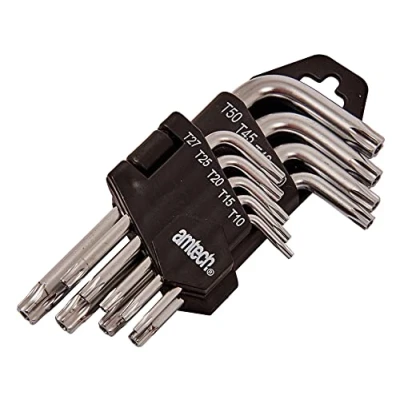 Afbeelding van Amtech I9130 L sleutel Satijn Cv Torx sleutel, 9 delig