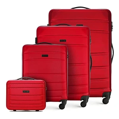 Afbeelding van Wittchen Globe LINE Collection Kofferset, Maat: One Size, Red