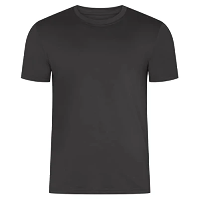 Afbeelding van Herenshirt &#039;Heavy Luxury Roundneck Tee&#039; met korte mouwen Dark Grey 4XL