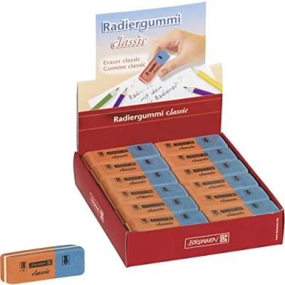 Afbeelding van Brunnen Gum Classic Junior 5,7 X 2 Cm Rood/blauw