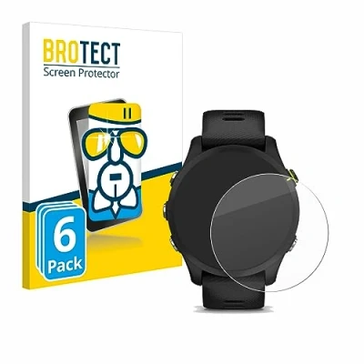Afbeelding van BROTECT Glas Screen Protector voor Garmin Forerunner 255/255 Music (6 Stuks) Schermbeschermer [9H Hardheid, Beschermglas Folie niet Gehard Glas]